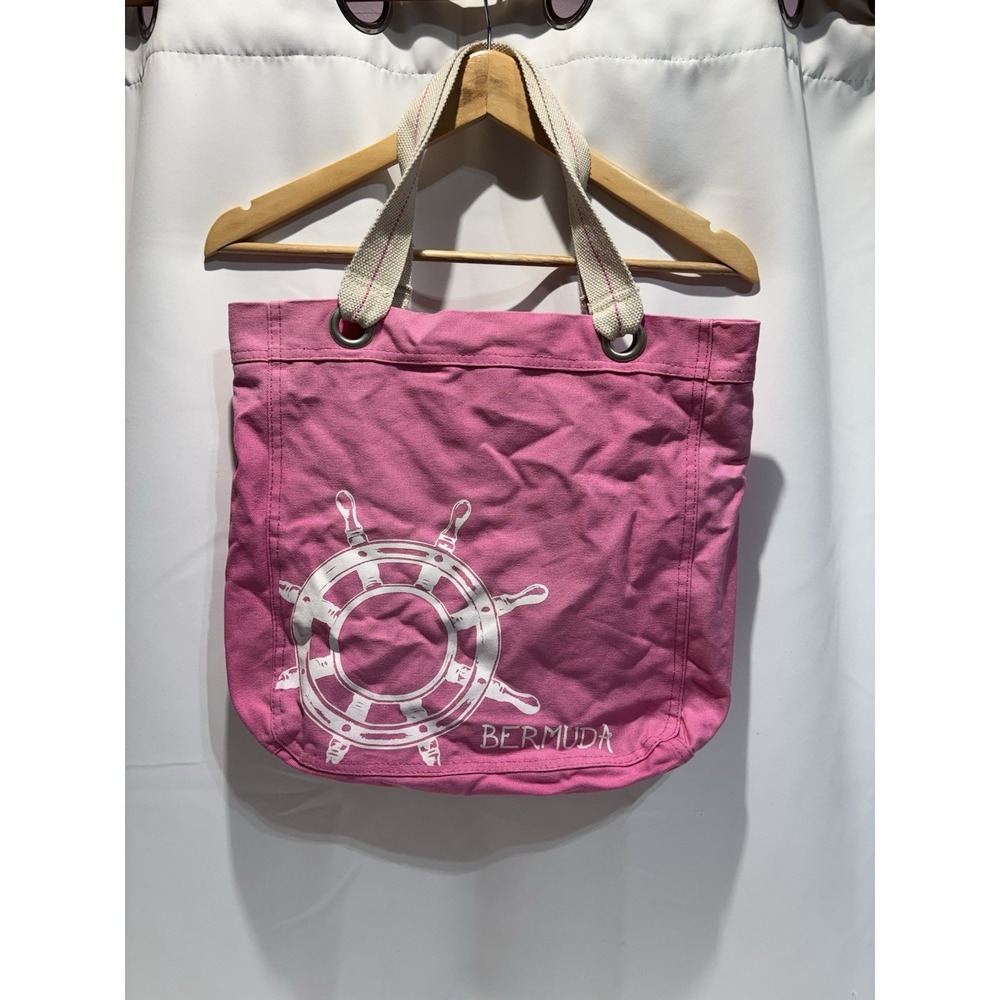 Bermuda Market Tote Bag Grocery Bag Souvenir Bag Port Authority Boat Wheel